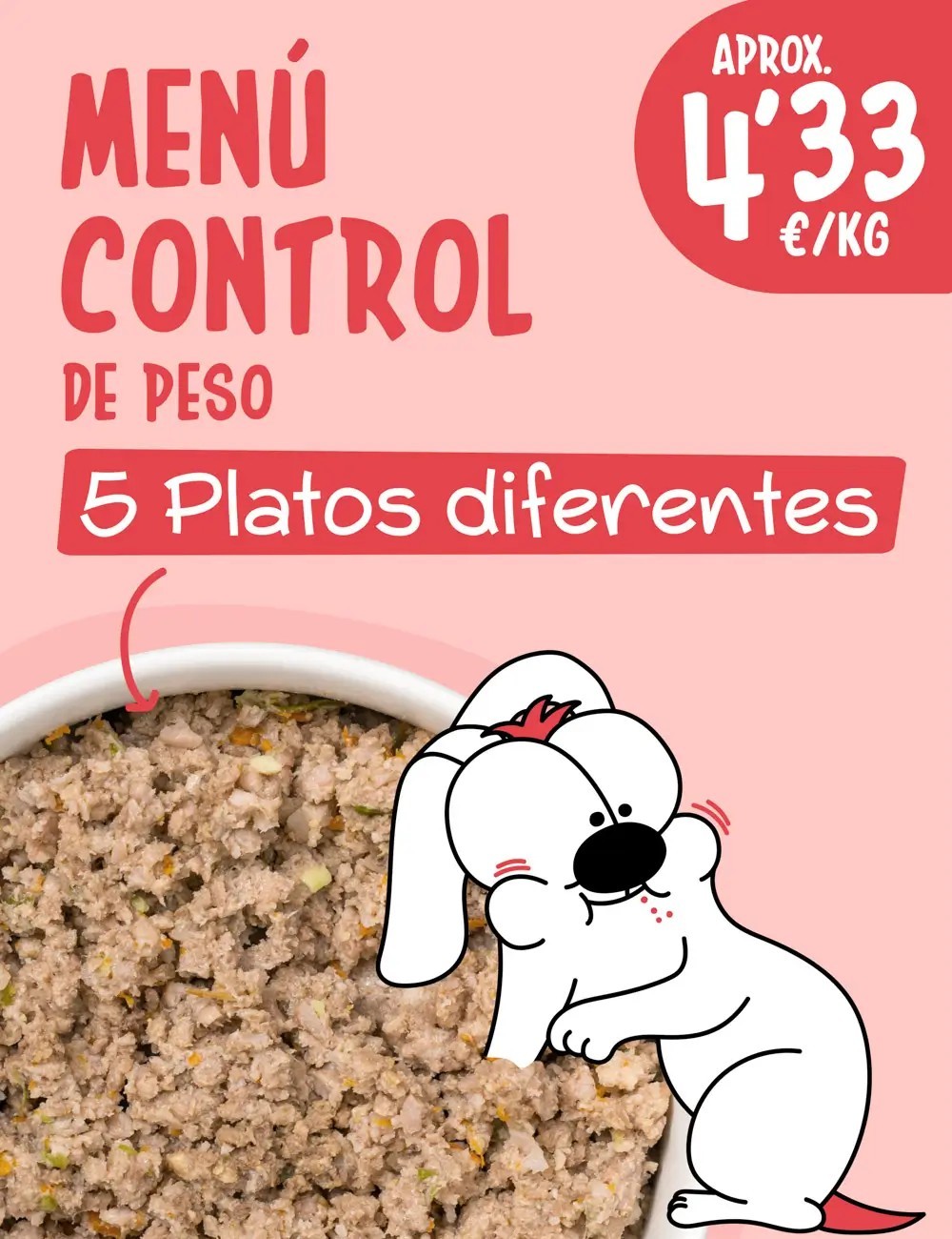 Menú Control de Peso COCINADO 10-15kg