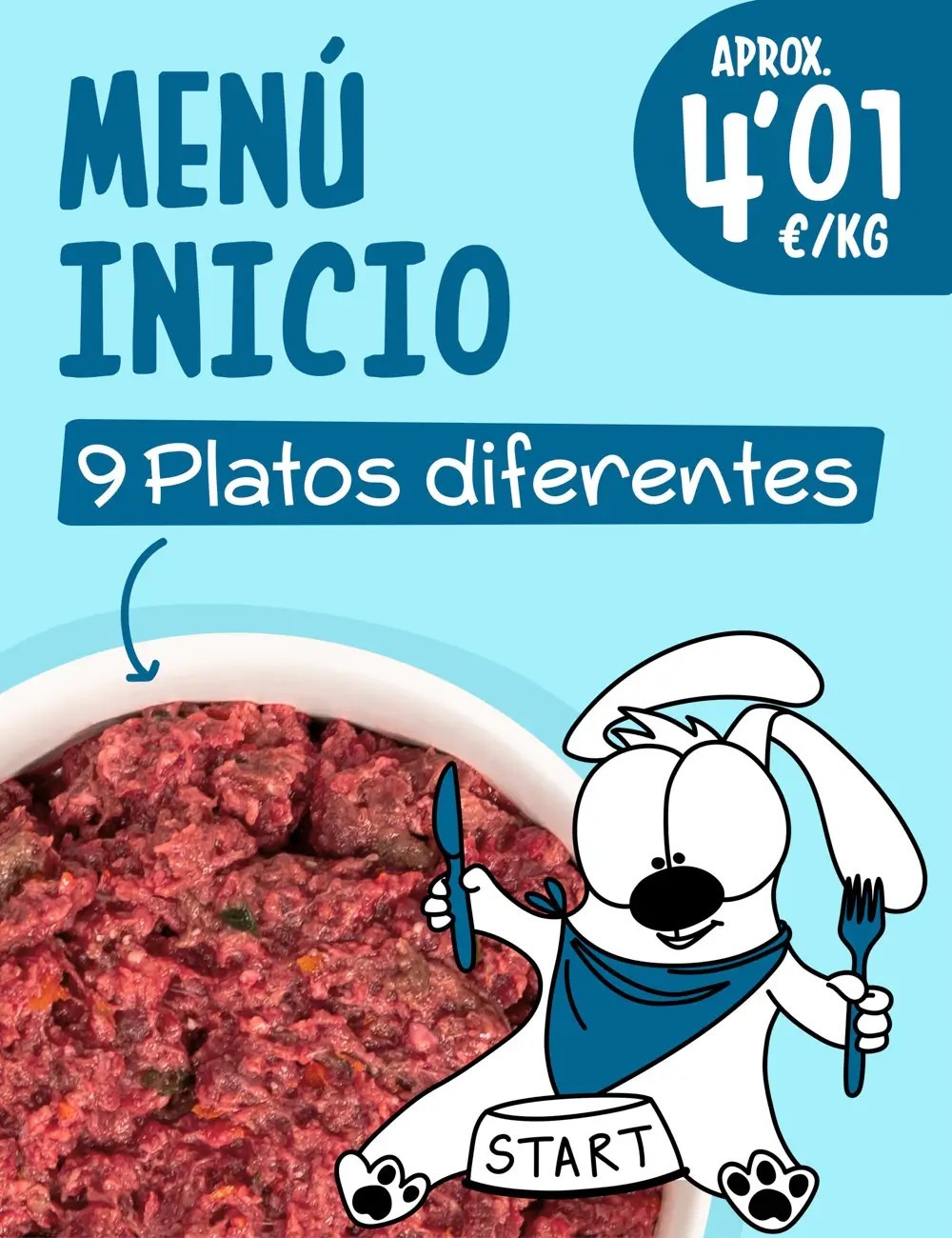 Menú Inicio CRUDO 10-15kg