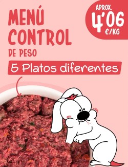 Menú Control de Peso CRUDO 10-15kg