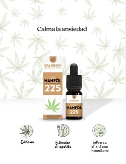 SPARROW ACEITE DE CAÑAMO COMPLETO MASCOTAS 10ML GUAU AND CAT - 1