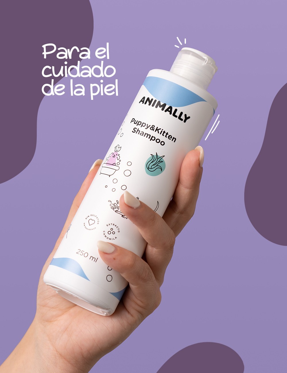 ANIMALLY PUPPY&KITTEN SHAMPOO 250ML