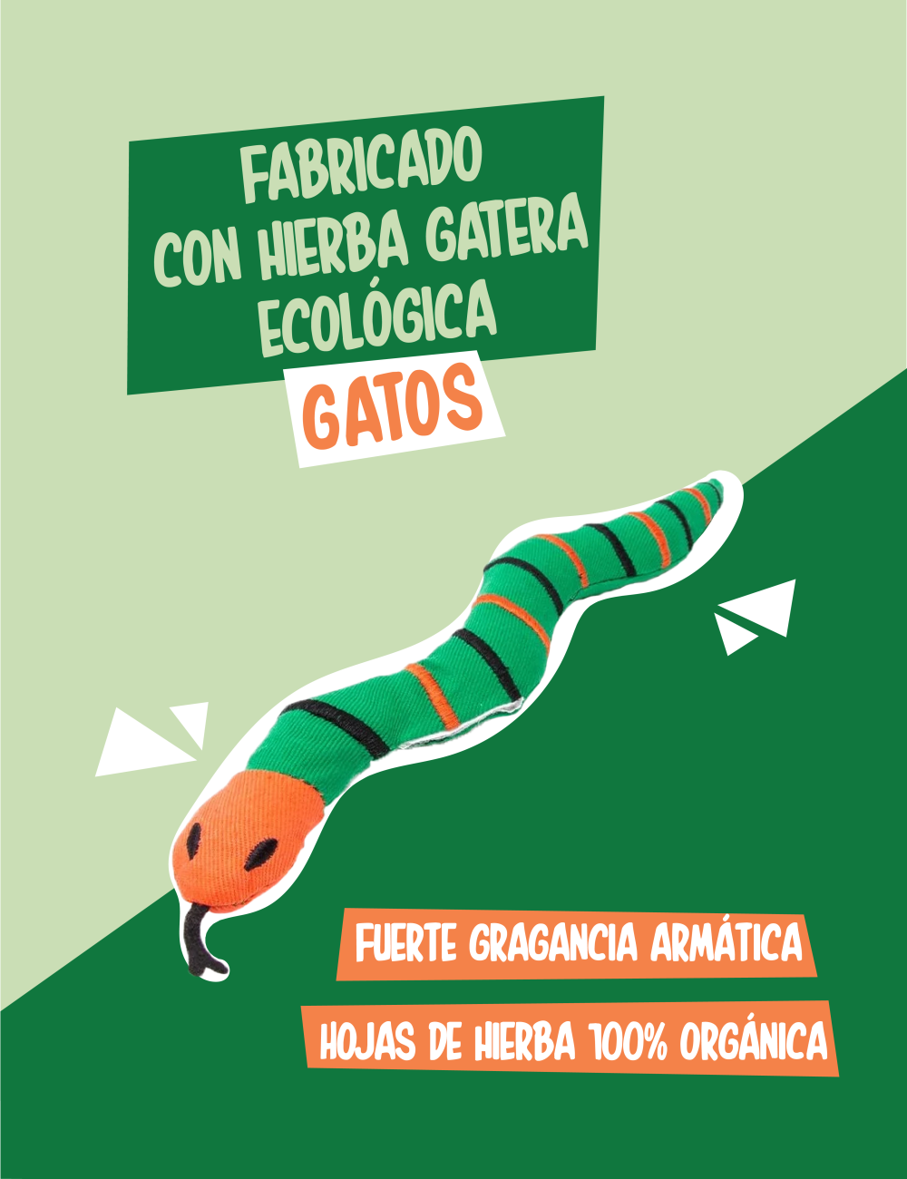 KING CATNIP JUGUETE SERPIENTE GATOS