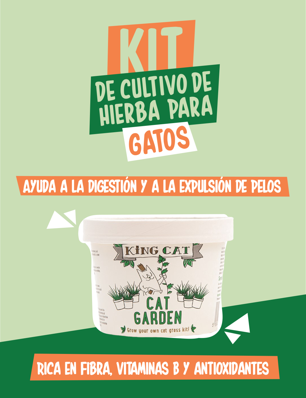 KING CATNIP KIT CULTIVO HIERBA GATOS