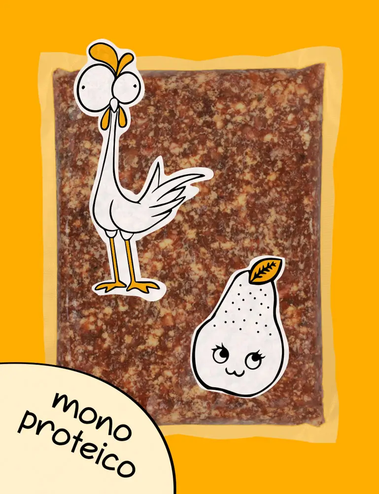 Pollo con pera